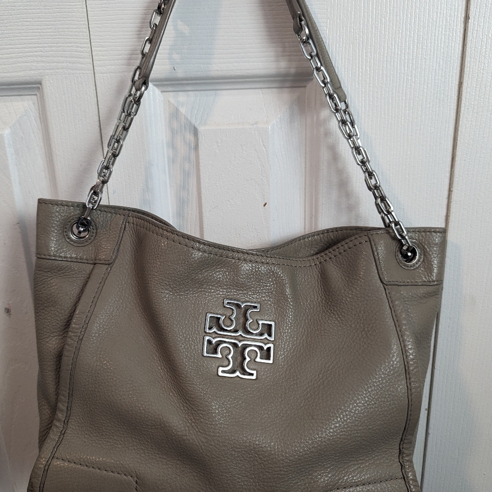 Tory Burch Britten Leather Tote